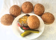 Seeded Salt and Pepper Hamburger Buns